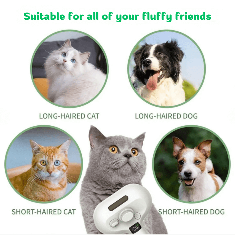Fluffoff™ Premium Self-Cleaning Spray Comb