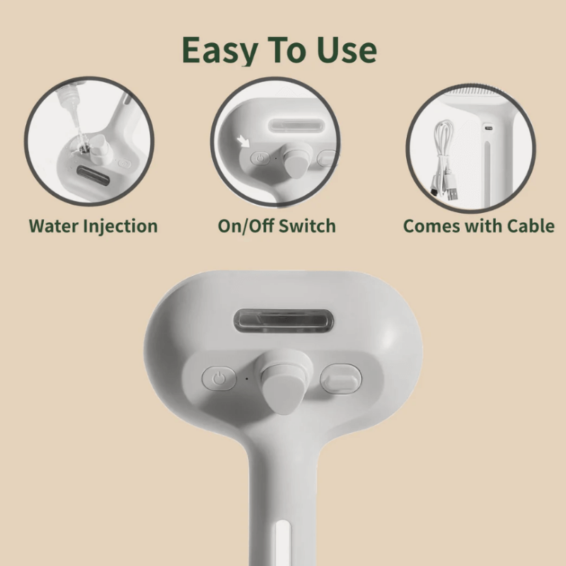 Fluffoff™ Premium Self-Cleaning Spray Comb