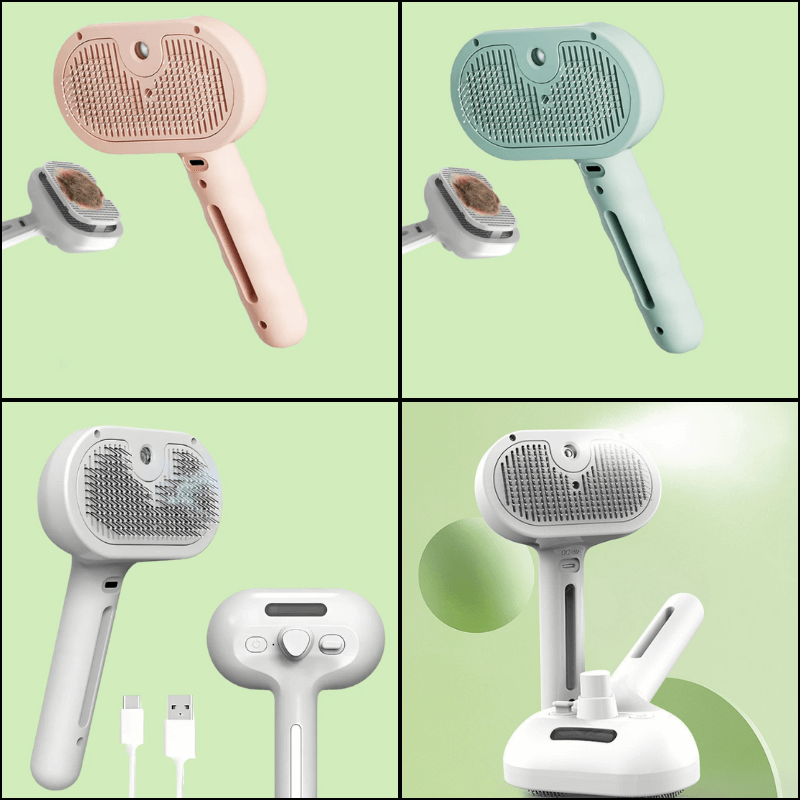 Fluffoff™ Premium Self-Cleaning Spray Comb